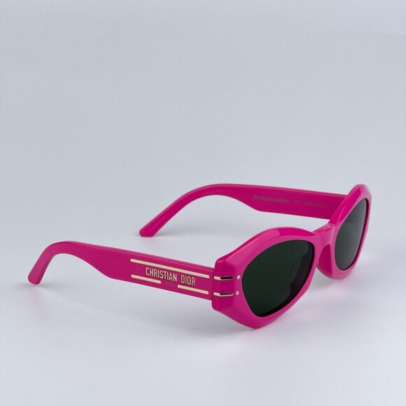 Dior DIORSIGNATURE B1U 73C0 BRAND NEW Sunglasses Pink Fuchsia Green Women - Picture 10 of 14